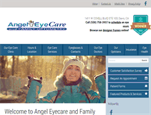 Tablet Screenshot of angeleyecare2020.com